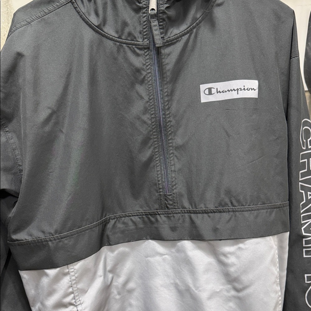Champion Black and White Half-Zip Pullover